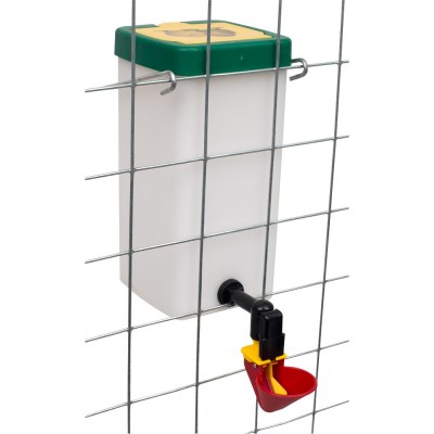 1 litre weight-locked plastic drinker with weight valve