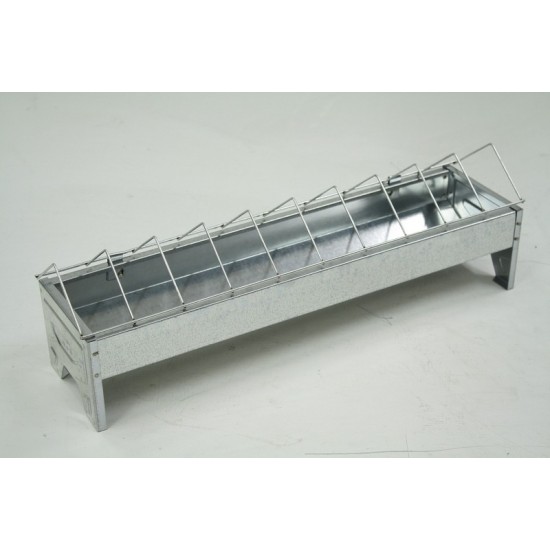 Poultry trough, galvanized 50-75 -100 cm