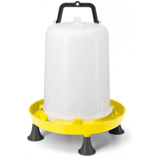 Poultry feeder with bayonet lock, 15 litres