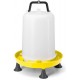 Poultry feeder with bayonet lock, 15 litres