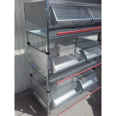 Quail cage 50 x 100 cm