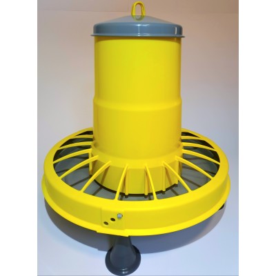 Poultry feeder, 12 litre plastic