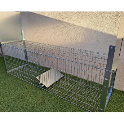 Live catch trap 125 x 47 x 47 cm, double door