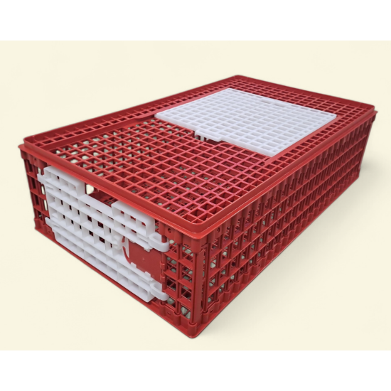 Poultry transport plastic crate