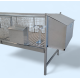 Rabbit cage 150 x 60 cm