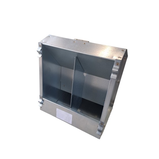 Suspension tray, 2 compartments