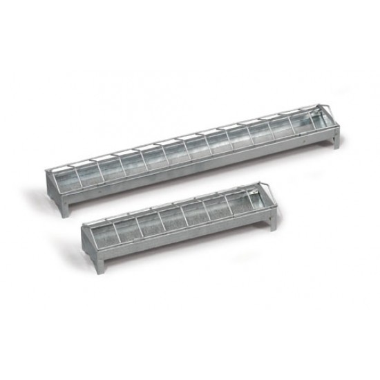 Chicken feed trough 30 cm galvanized Chicken feed trough 30 cm galvanized