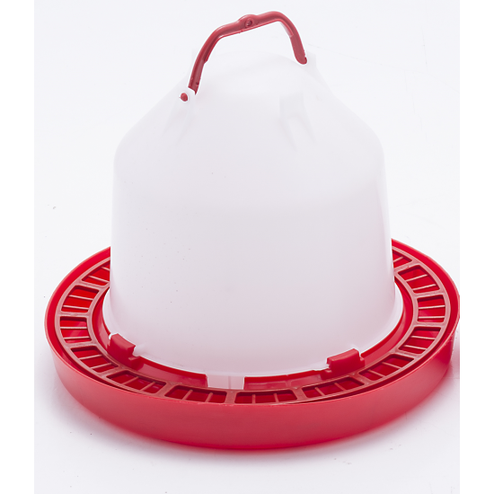 5 litre poultry feeder with chick protection grid