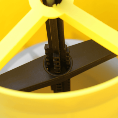 Poultry feeder, 20 litres plastic