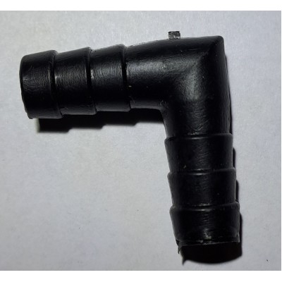 "L" bend, 90 degree hose spigot 10 mm
