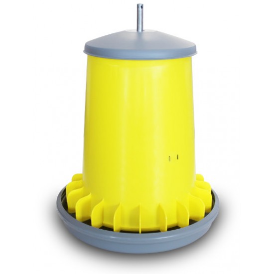 Poultry feeder, 20 litres plastic