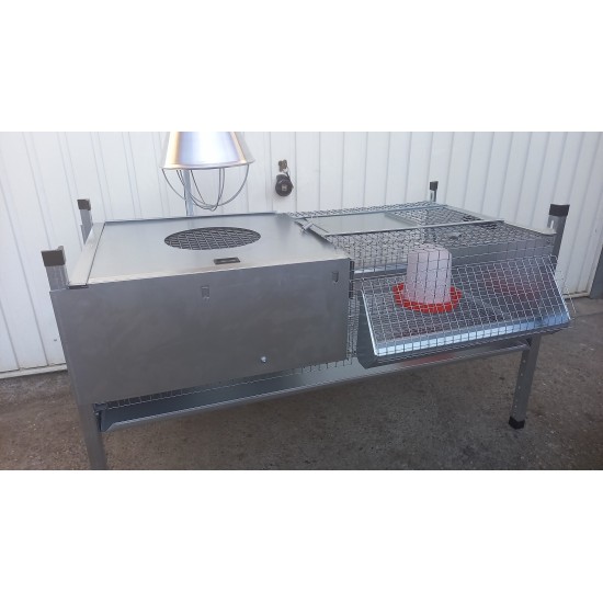 Chick feeder cage 50 x 100 cm