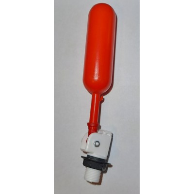 Floating, manifold valve for pressure relief tank, drinker