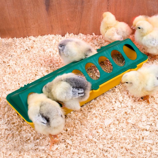 Chickfeeder plastic trough 30 cm Chickfeeder plastic trough 30 cm