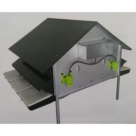 Hen cage, hen house with egg curling 100 x 100 cm Hen cage, hen house with egg curling 100 x 100 cm