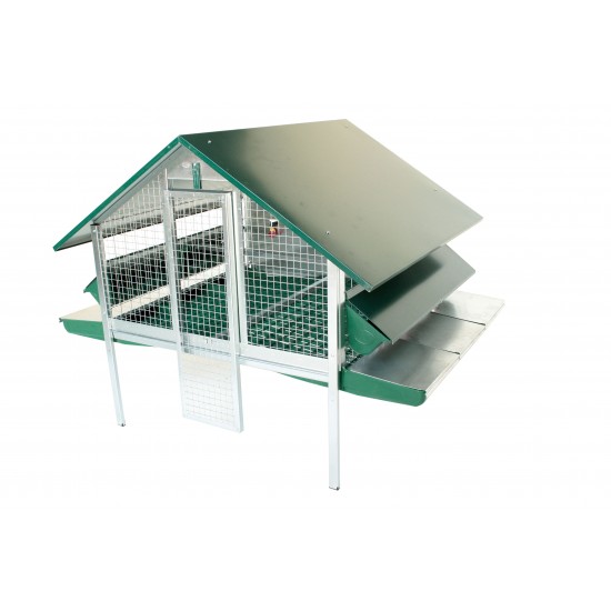 Hen cage, hen house with egg curling 100 x 100 cm Hen cage, hen house with egg curling 100 x 100 cm