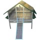 Hen coop, hen house 100 x 100 cm